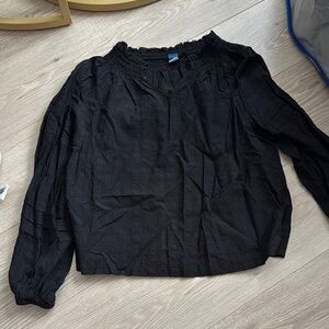 Old Navy Black Blouse Classic Top